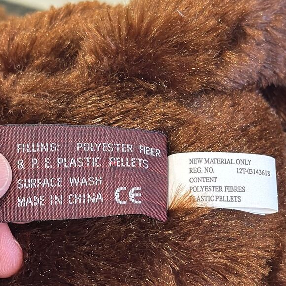 The Bearington Baby Collection Swings Monkey Brown Plush Stuffed Toy 14" - Picture 8 of 11